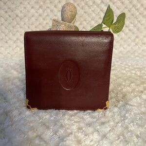 Cartier Bourdeaux Bifold Leather Wallet
